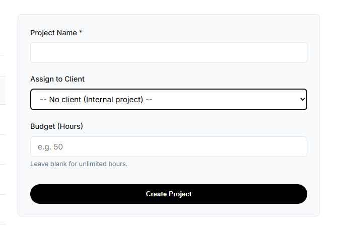 Projects Feature